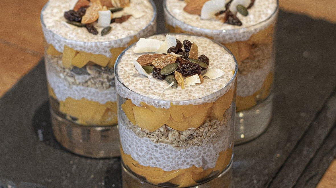 Mango & Coconut Chia Pudding - DISHONOR