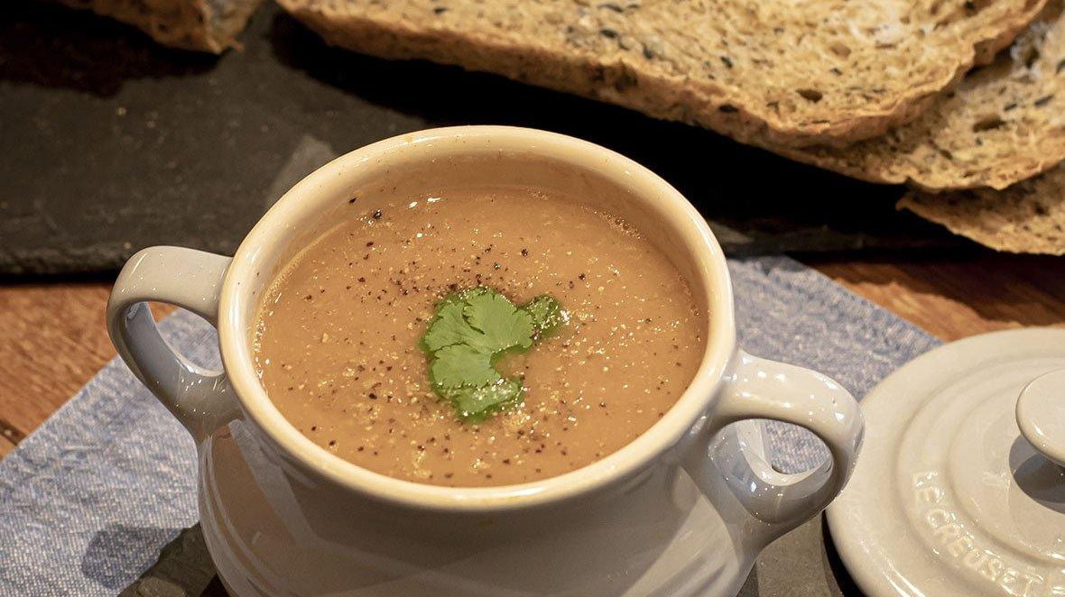 Butternut Squash & Sweet Potato Soup - DISHONOR