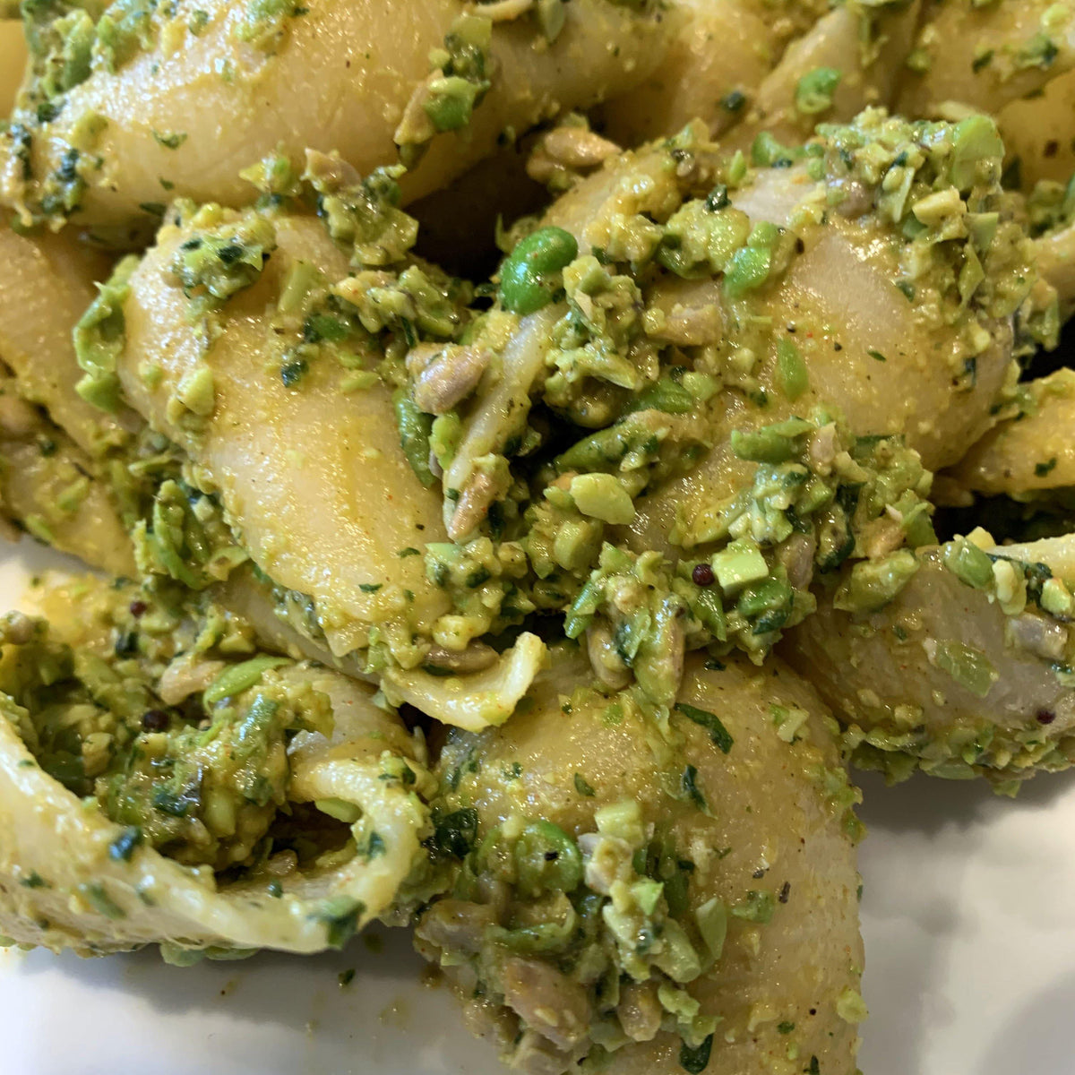 Edamame &amp; Pea Pesto | Recipes | Vegan | Blog | DISHONOR LONDON