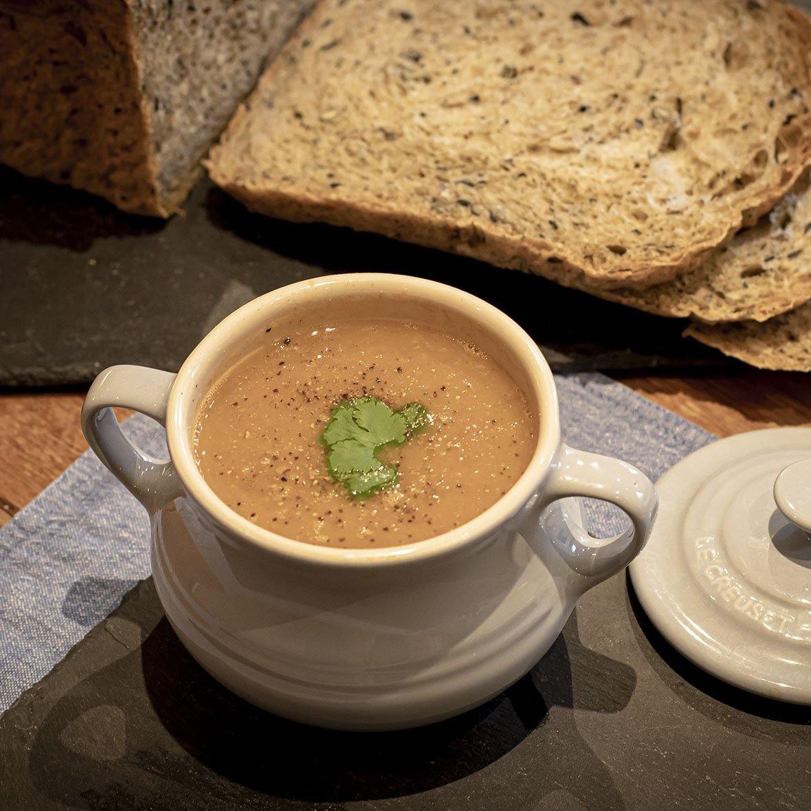 Butternut Squash & Sweet Potato Soup - DISHONOR