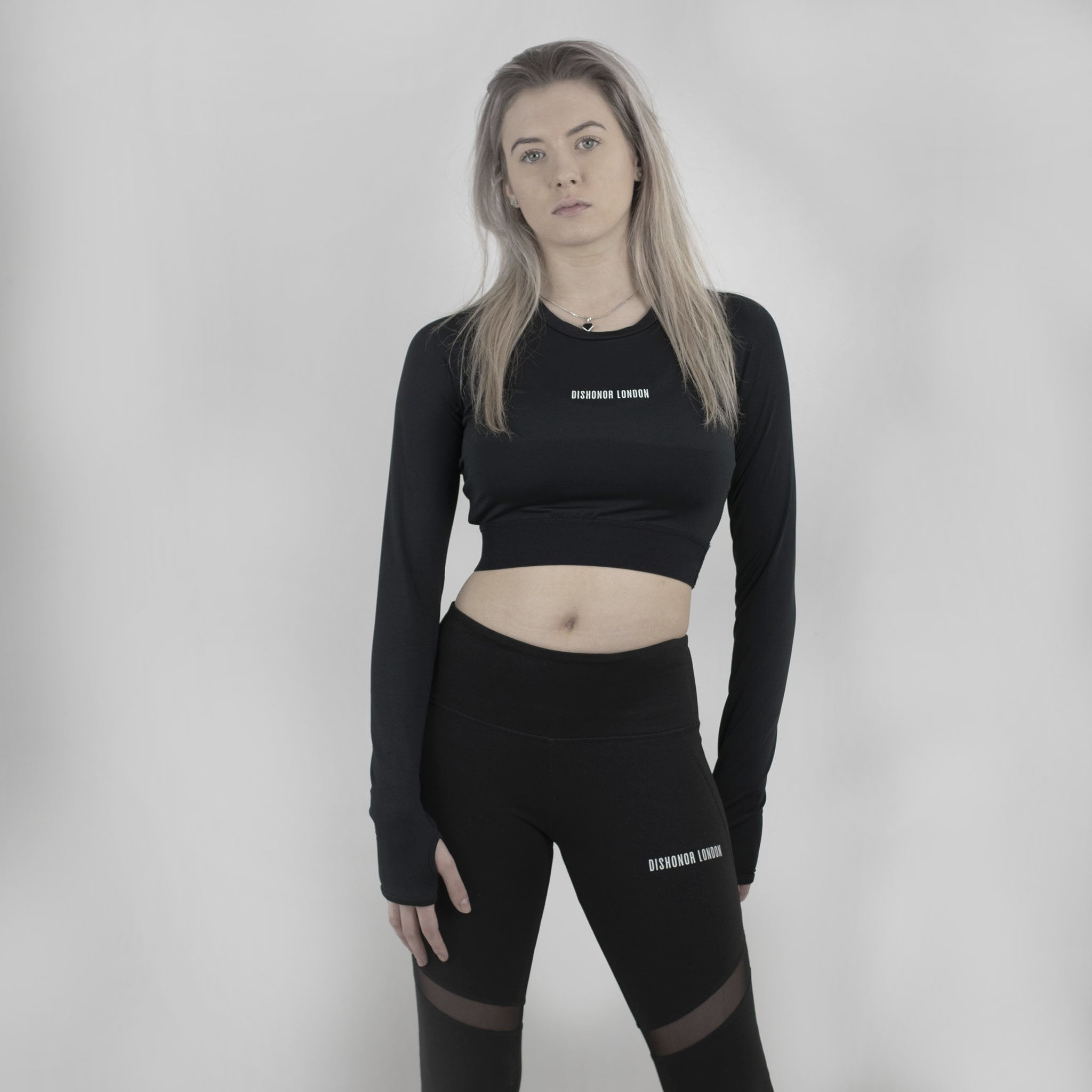 Verne Long Sleeve Crop Top - DISHONOR
