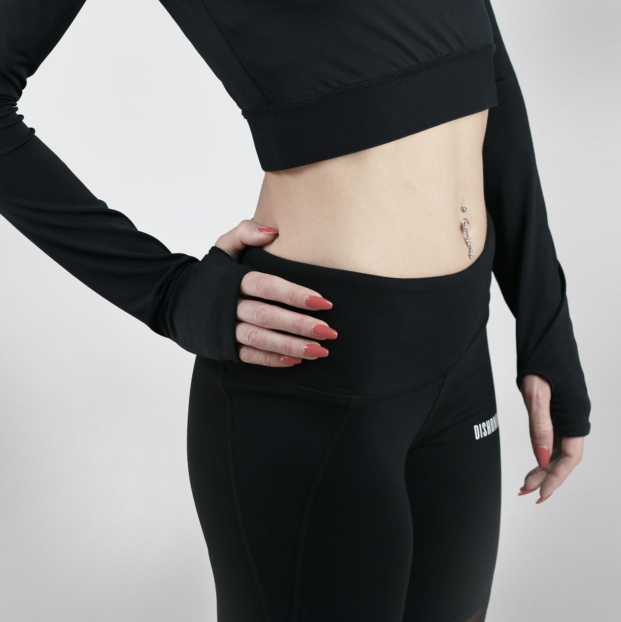 Verne Long Sleeve Crop Top - DISHONOR