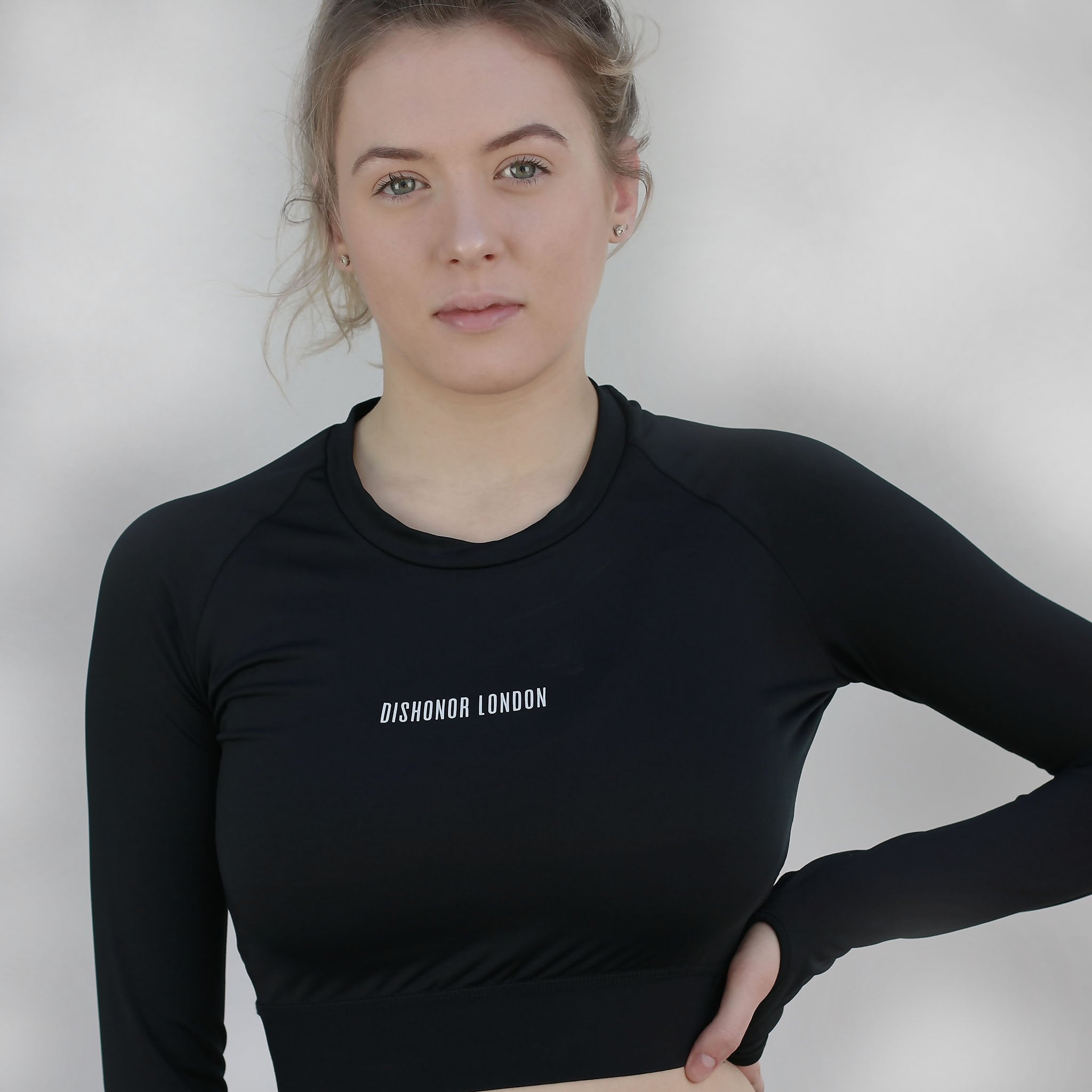 Verne Long Sleeve Crop Top - DISHONOR